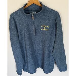 Yellowstone Dutton Ranch Fleece Pullover Sweatshirt Mens XL Gray